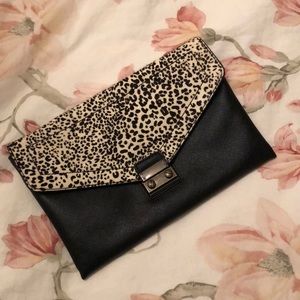 Jcrew Leopard Clutch